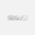 Minimalist Groove Silver Finger Ring,,hi-res view 3