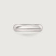 Glossy Dome Silver Ring,,hi-res view 4