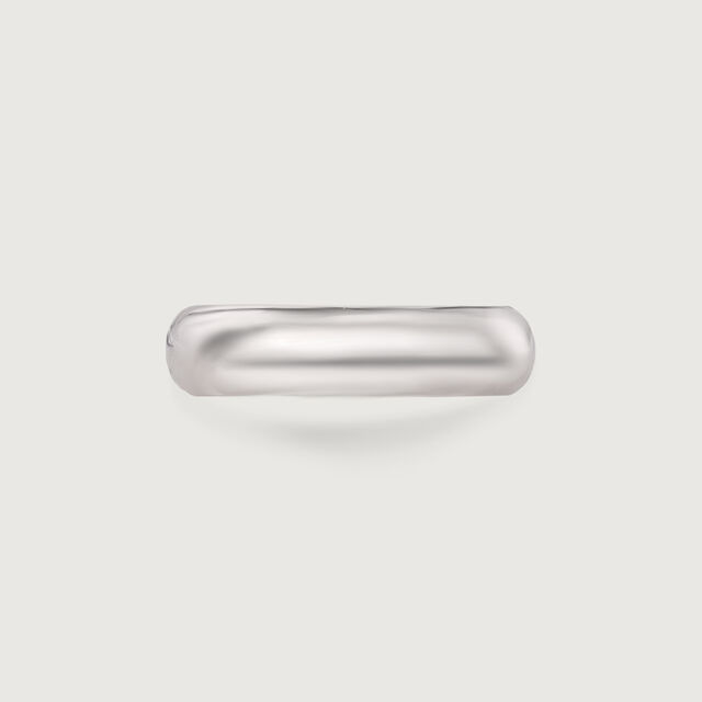 Glossy Dome Silver Ring,,hi-res image number null