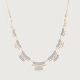 Flash Weave Gold & Diamond Nose Pin,,hi-res view 3