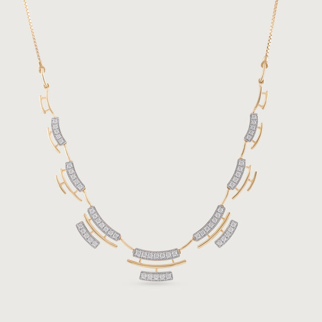 Flash Weave Gold & Diamond Nose Pin,,hi-res image number null