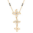 14 KT Entrancing Diamond Mangalsutra,,hi-res view 2
