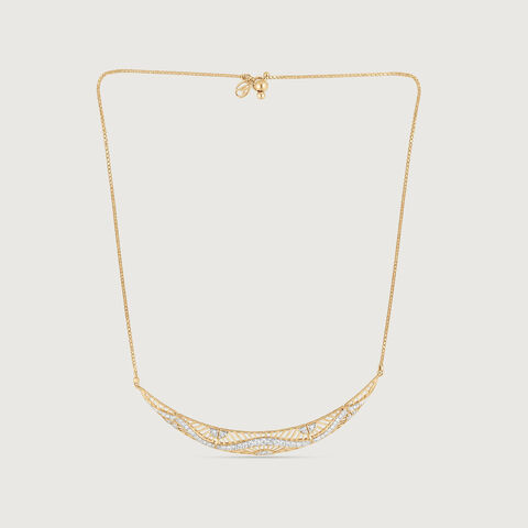 Flowing Rhythm Diamond Necklace