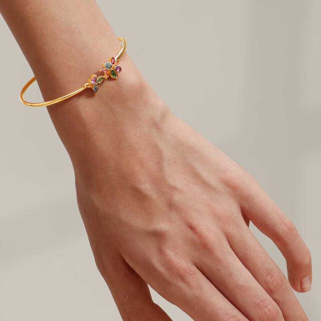 Bubbly Bloom Gemstone Bangle,,hi-res image number null