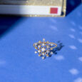Disco Shine Gold & Diamond Finger Ring,,hi-res view 2