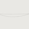 Sleek Loop Silver Anklet,,hi-res view 4