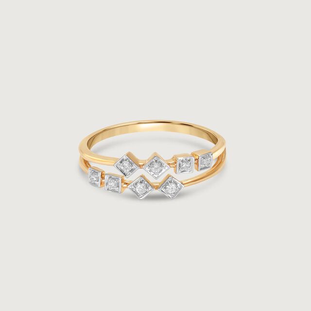 Geometric Charm Diamond Ring,,hi-res image number null