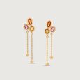 Playful Charm Sapphire Drop Earrings,,hi-res view 3