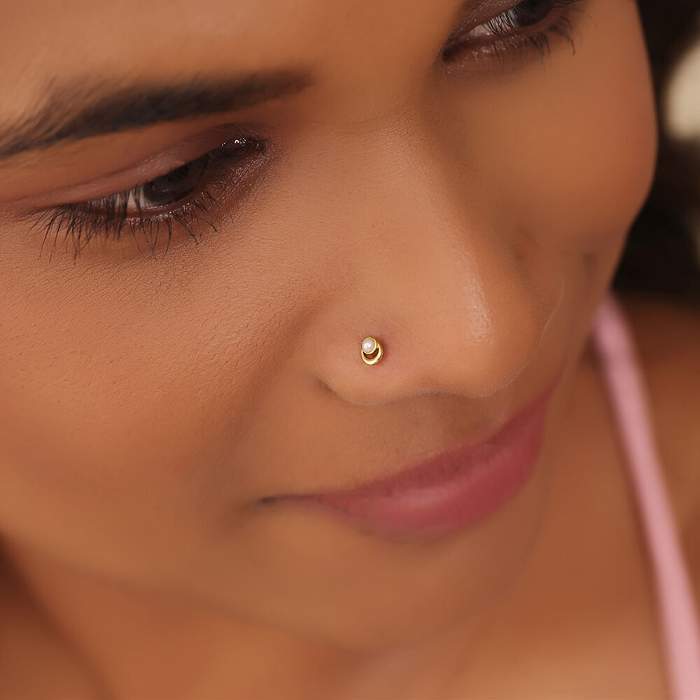 Pearl nose pin price deals
