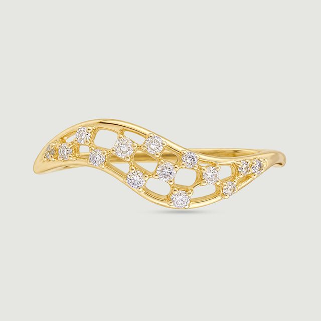 Edgy Checkered Diamond Ring,,hi-res image number null