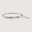 Vibrant Navaratna & Diamond Bangle,,hi-res view 3