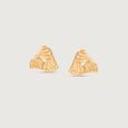 Ripple Twist Gold Stud Earrings,,hi-res view 3