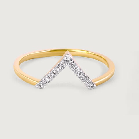 Stackable Lippan Art Gold & Diamond Ring