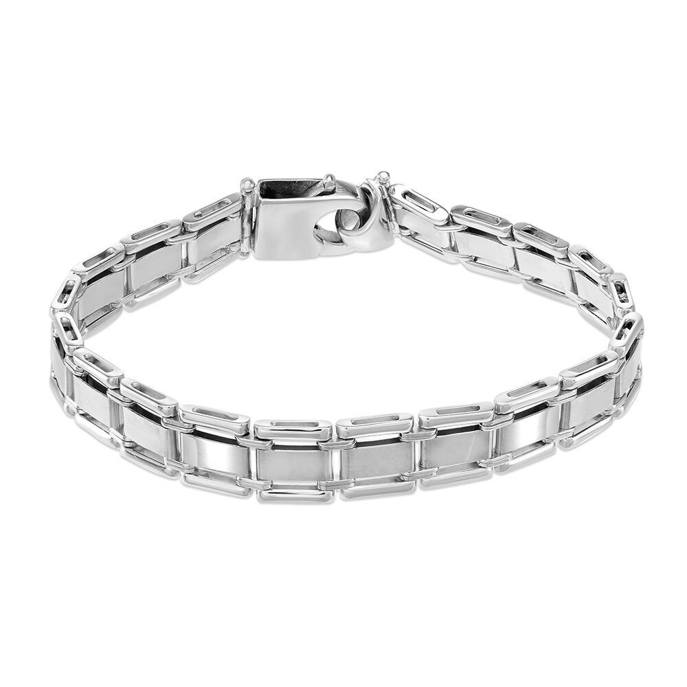 Buy 925 Silver Bold Contemporary Bracelet for Men Online Mia by Tanishq