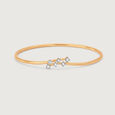The Ethereal Elegance 14KT Diamond Bangle,,hi-res view 3