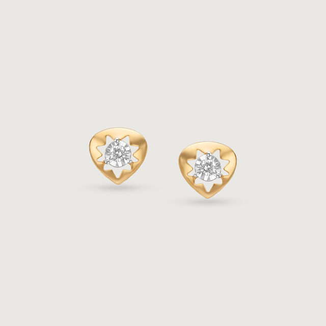 Radiant Solar Diamond Stud Earrings,,hi-res image number null