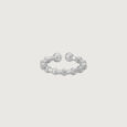 Edgy Charm Silver Septum Ring,,hi-res view 3