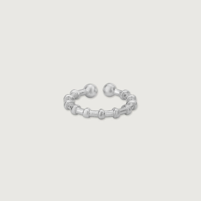 Edgy Charm Silver Septum Ring,,hi-res image number null