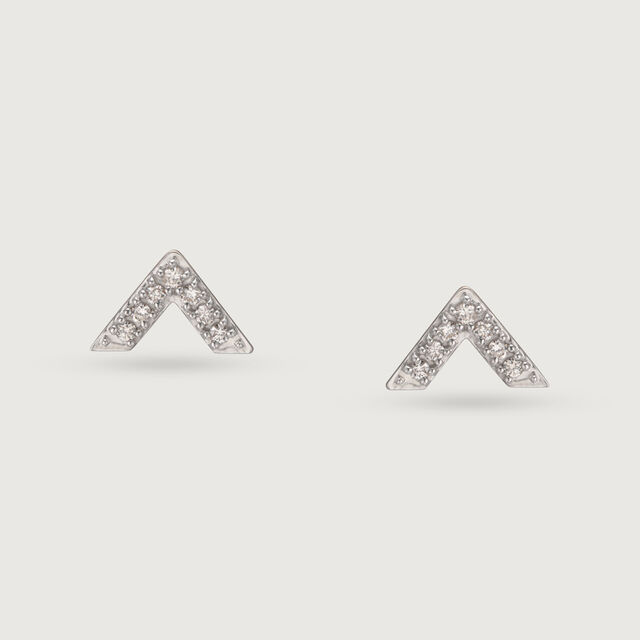 14KT Yellow Gold Radiant Summit Diamond Earrings,,hi-res image number null