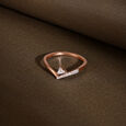Sleek Twist Diamond Finger Ring,,hi-res view 1