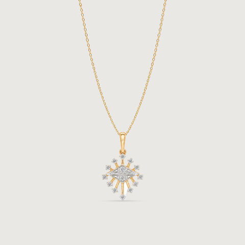 Radiant Harmony Diamond Pendant