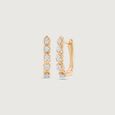 Infinite Glow Diamond Hoop Earrings,,hi-res view 4