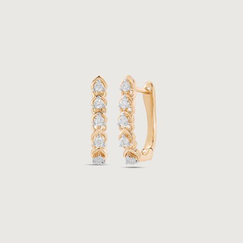 Infinite Glow Diamond Hoop Earrings