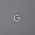 Classic Initial G Silver Charm,,hi-res view 1