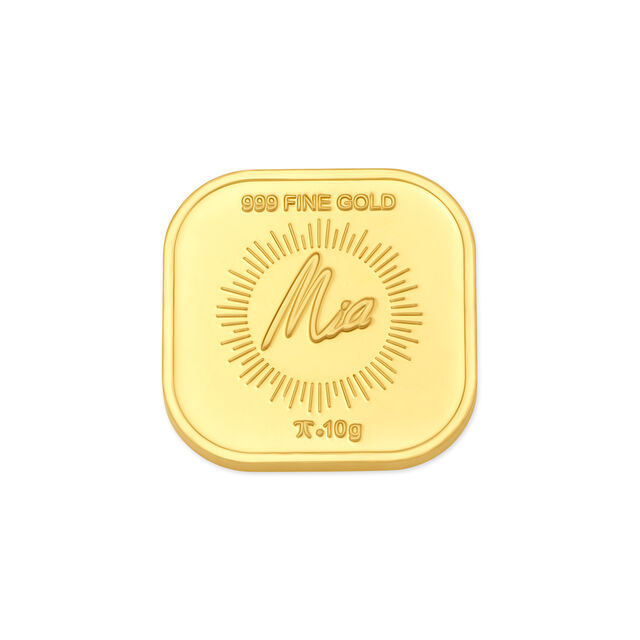 10 Gm 24 Karat Gayatri Mantra Gold Coin,,hi-res image number null