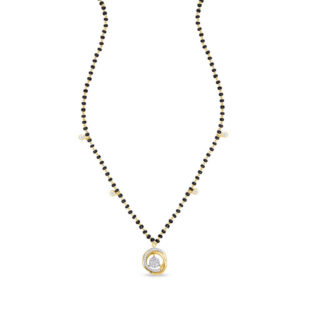 Tanishq diamond mangalsutra designs catalogue with price online