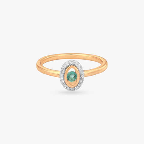 Radiant Oval Emerald Ring