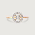 Eclat Floral 18KT Gold & Diamond Ring,,hi-res view 3