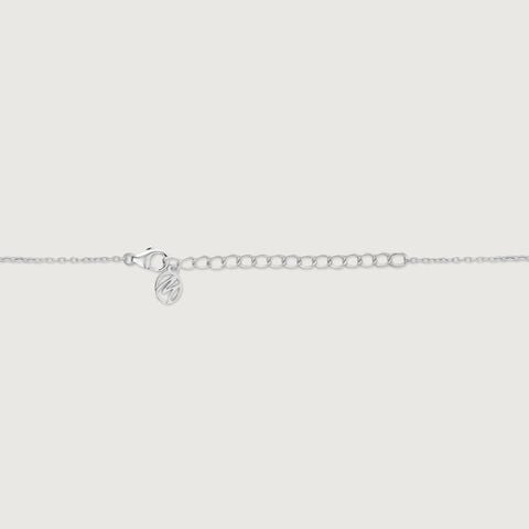 Sleek Triangle Silver Necklace