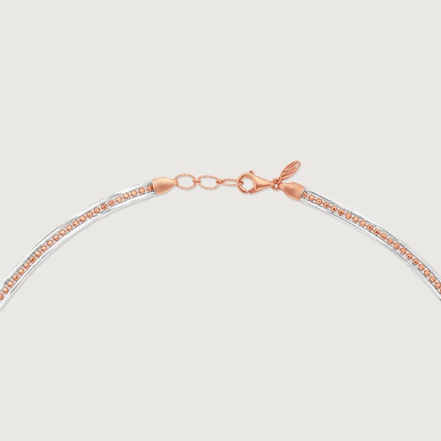 Luminous Refined Omega Gold Chain,,hi-res image number null