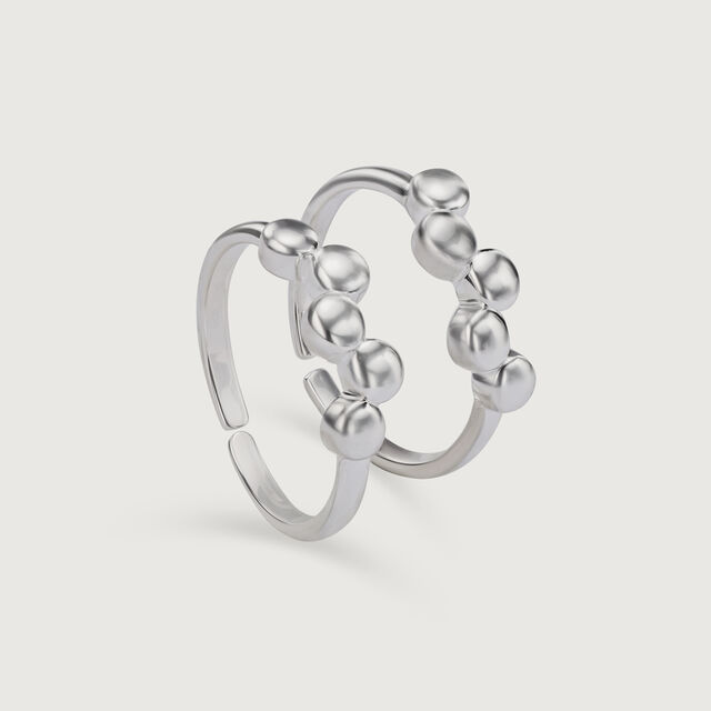 Brilliant Beacon Silver Toe Ring for Women,,hi-res image number null