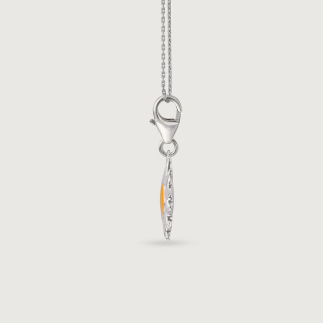 Solar Flare Silver Sun Charm,,hi-res image number null