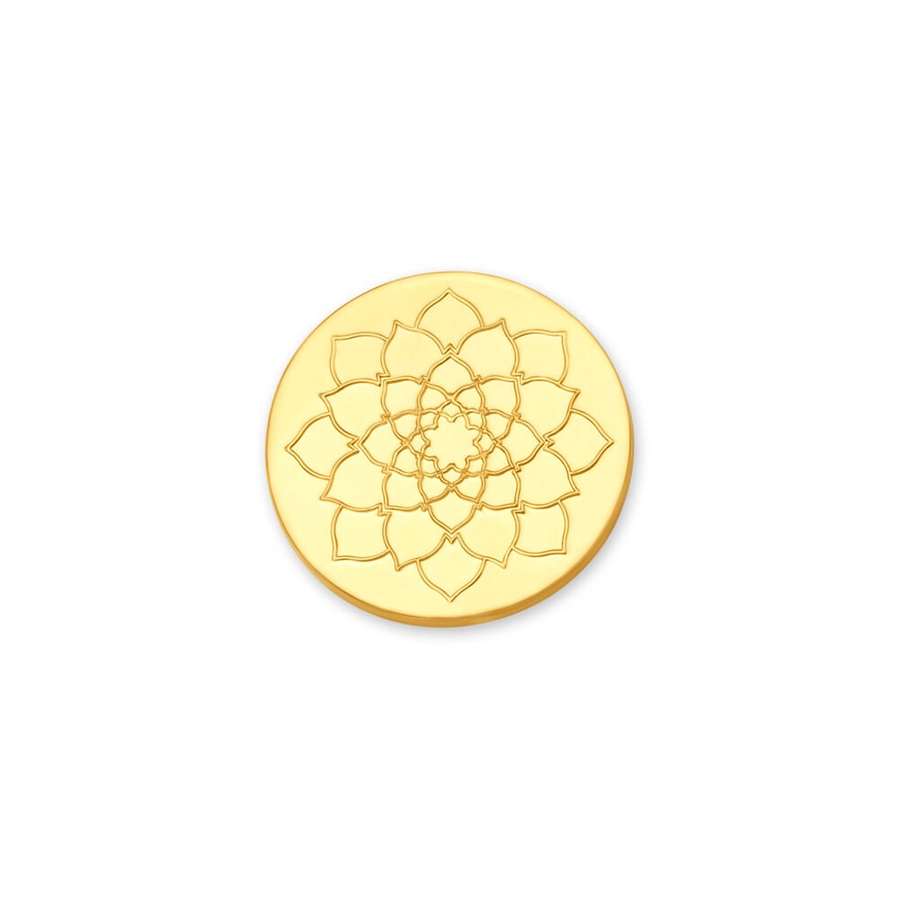 Buy 2 Gm 24 Karat Lotus Gold Coin Online Mia by Tanishq