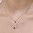 Celestial Gleam Gold and Diamond Mangalsutra,,hi-res view 2