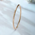 Playful Flick Gold Bangle,,hi-res view 1