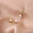 Flex Duo Pearl Earrings,,hi-res view 1