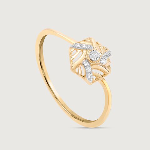 Hexagon Gleam Diamond Ring