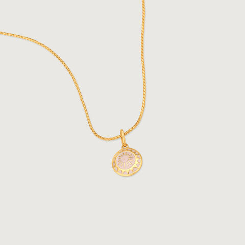 Radiant Dusk Gold Pendant
