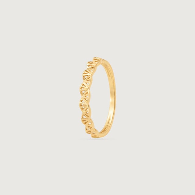 Radiant Fan Gold Ring,,hi-res image number null