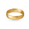 Classy Multifinish Gold Finger Ring for Men,,hi-res view 2
