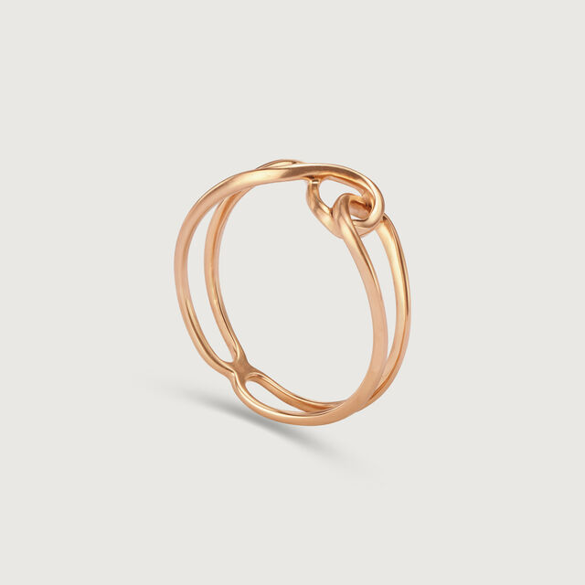 Interlinked Radiance 14KT Yellow Gold Finger Ring,,hi-res image number null