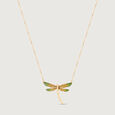 Verdant Dragonfly Gold Necklace,,hi-res view 3