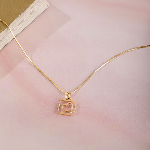 Heart of Home Gold Pendant