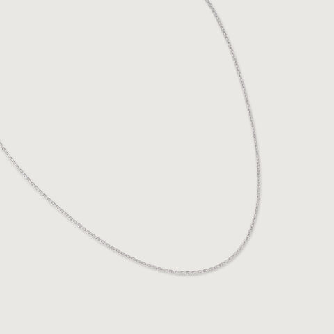 Sleek Minimal Silver Chain