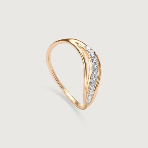 Eternal Elegance 14 Kt Gold & Diamond Ring