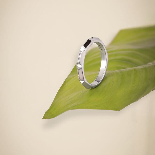 Sunny Striking Enamel Silver Ring,,hi-res image number null
